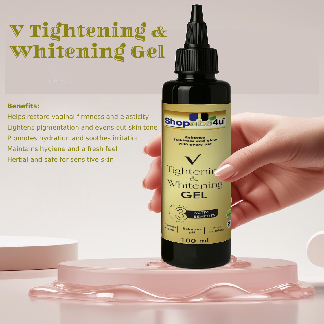 Shopabs4u Discover Confidence with V Tightening & Whitening Gel: Firmness & Radiance for Intimate Care 1 Shopabs4u-